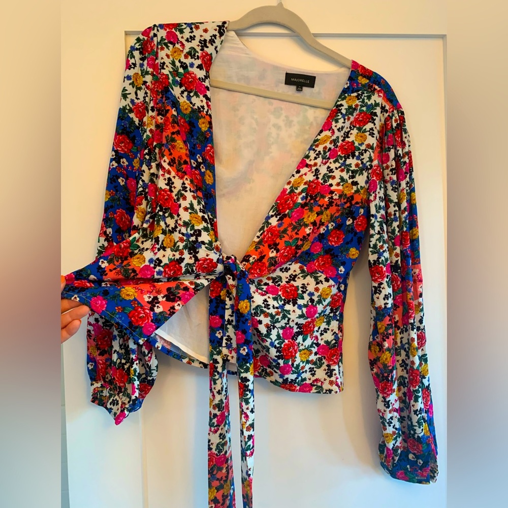 Revolve wrap shirt